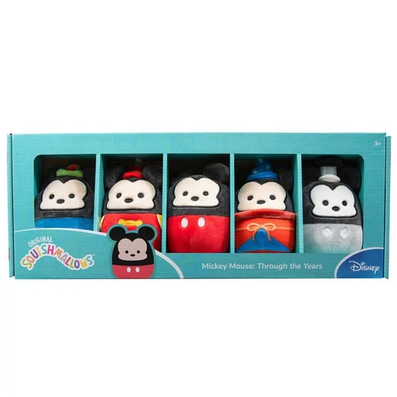 Squishmallows Other - New Mickey Mouse Through the Years Squishmallows 4 Inch Plush Set Disney Boxed
